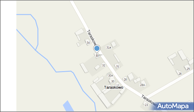 Taraskowo, Taraskowo, 33, mapa Taraskowo