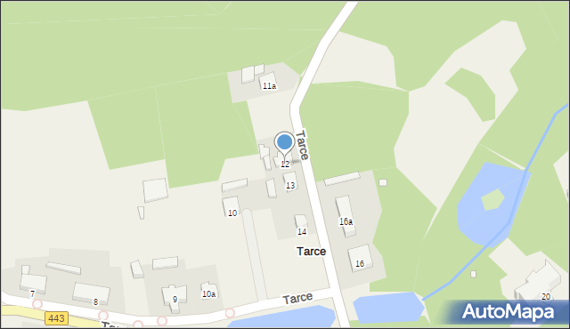 Tarce, Tarce, 12, mapa Tarce