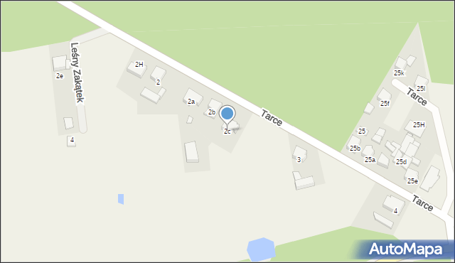 Tarce, Tarce, 2c, mapa Tarce