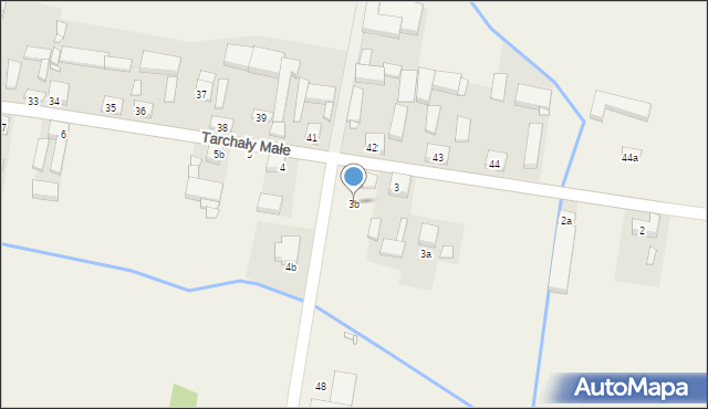 Tarchały Małe, Tarchały Małe, 3b, mapa Tarchały Małe