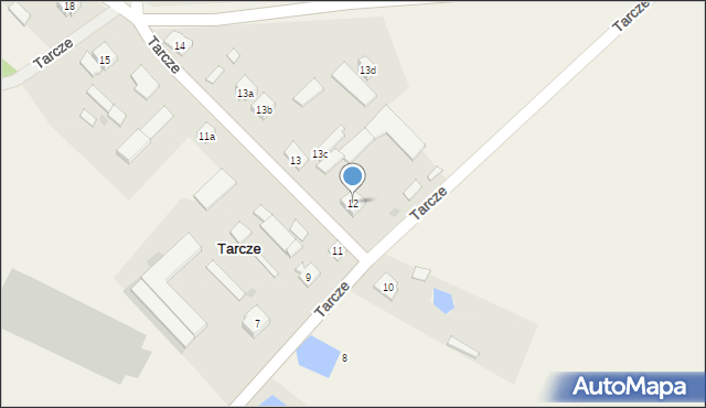 Tarcze, Tarcze, 12, mapa Tarcze
