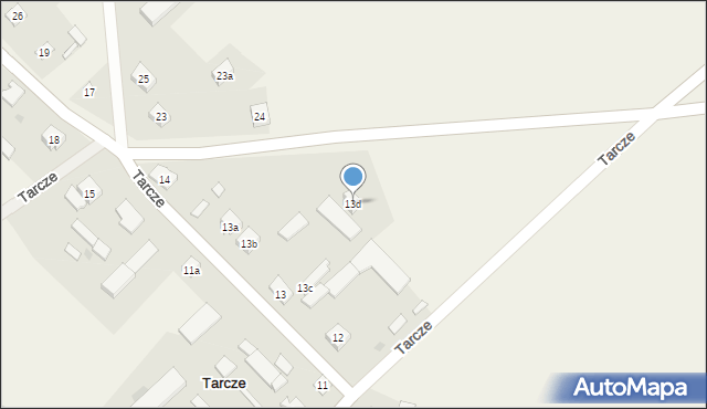 Tarcze, Tarcze, 13d, mapa Tarcze