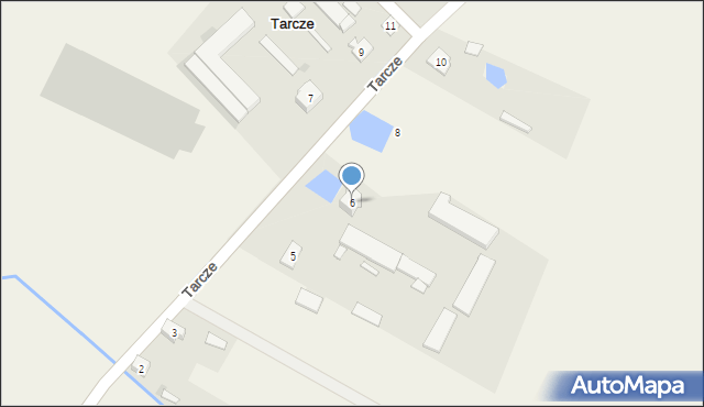 Tarcze, Tarcze, 6, mapa Tarcze