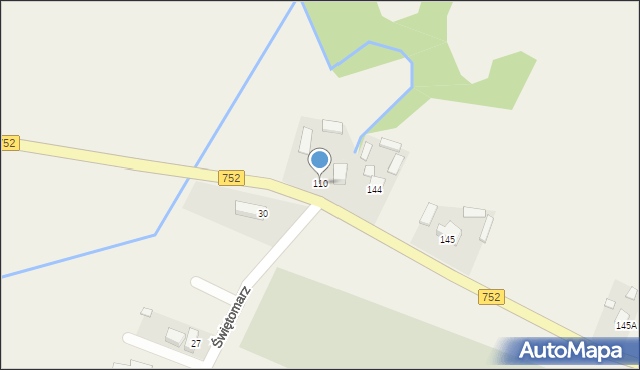 Tarczek, Tarczek, 110, mapa Tarczek