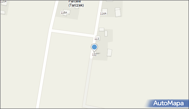 Tarczek, Tarczek, 112, mapa Tarczek