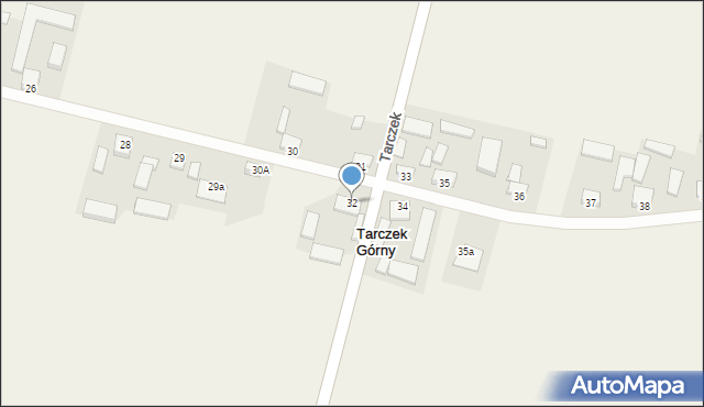 Tarczek, Tarczek, 32, mapa Tarczek