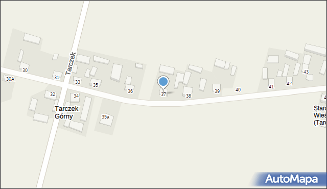 Tarczek, Tarczek, 37, mapa Tarczek