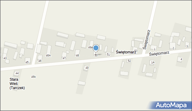 Tarczek, Tarczek, 50, mapa Tarczek