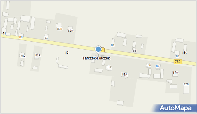 Tarczek, Tarczek, 83b, mapa Tarczek