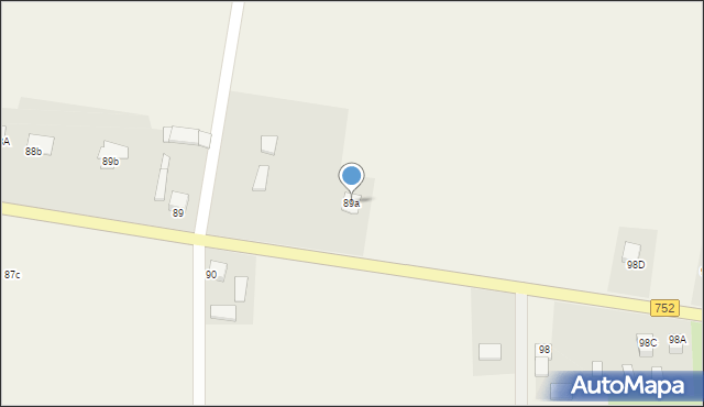 Tarczek, Tarczek, 89a, mapa Tarczek