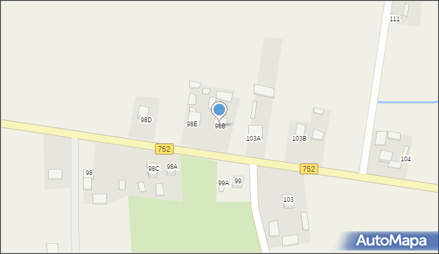 Tarczek, Tarczek, 98B, mapa Tarczek