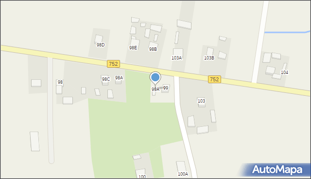 Tarczek, Tarczek, 99A, mapa Tarczek
