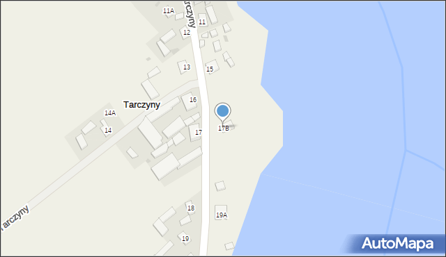 Tarczyny, Tarczyny, 17B, mapa Tarczyny