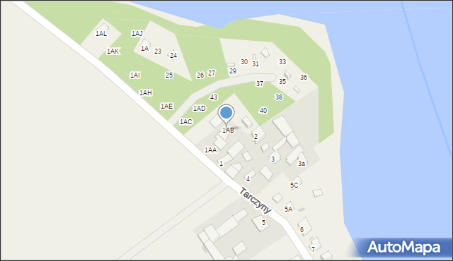 Tarczyny, Tarczyny, 1AB, mapa Tarczyny