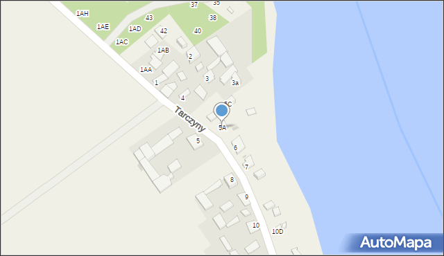 Tarczyny, Tarczyny, 5A, mapa Tarczyny