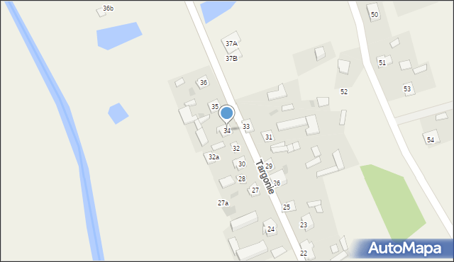 Targonie, Targonie, 34, mapa Targonie