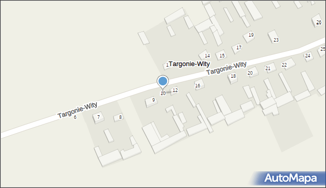 Targonie-Wity, Targonie-Wity, 10, mapa Targonie-Wity