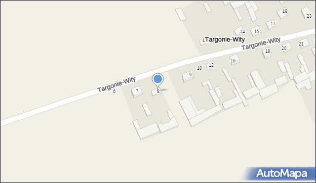 Targonie-Wity, Targonie-Wity, 8, mapa Targonie-Wity