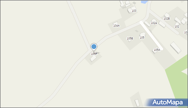Targoszyn, Targoszyn, 105F, mapa Targoszyn