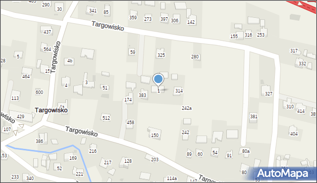 Targowisko, Targowisko, 1, mapa Targowisko