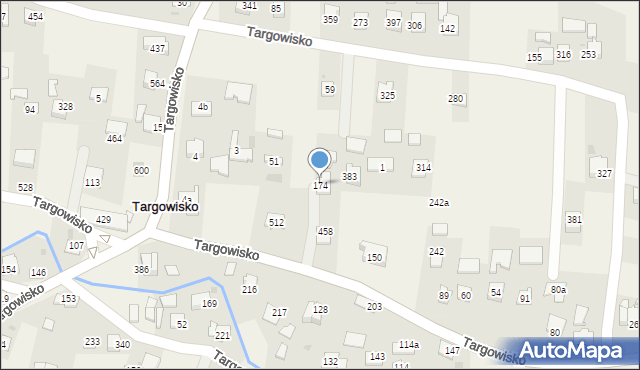 Targowisko, Targowisko, 174, mapa Targowisko