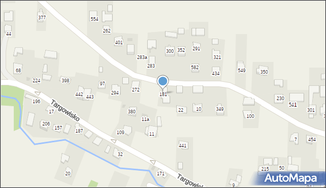 Targowisko, Targowisko, 181, mapa Targowisko