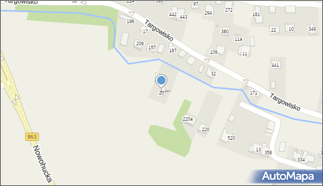 Targowisko, Targowisko, 20, mapa Targowisko