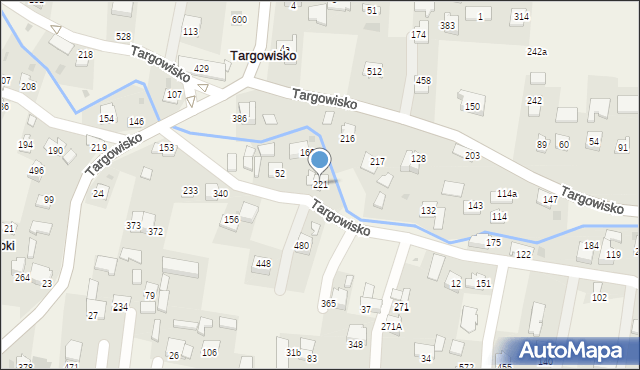 Targowisko, Targowisko, 221, mapa Targowisko