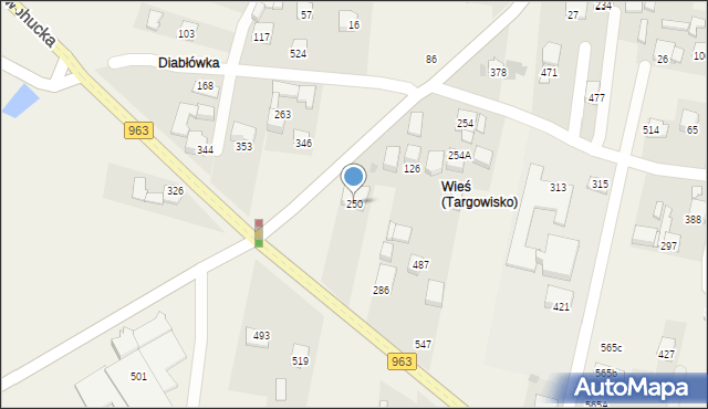 Targowisko, Targowisko, 250, mapa Targowisko