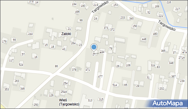 Targowisko, Targowisko, 27, mapa Targowisko