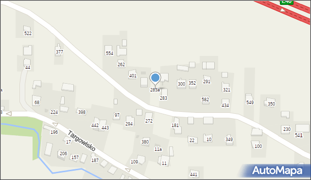 Targowisko, Targowisko, 283a, mapa Targowisko