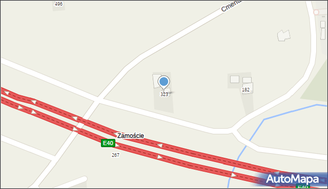 Targowisko, Targowisko, 323, mapa Targowisko