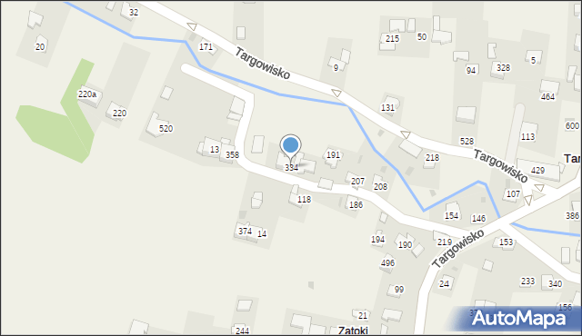 Targowisko, Targowisko, 334, mapa Targowisko