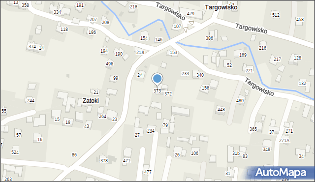 Targowisko, Targowisko, 373, mapa Targowisko