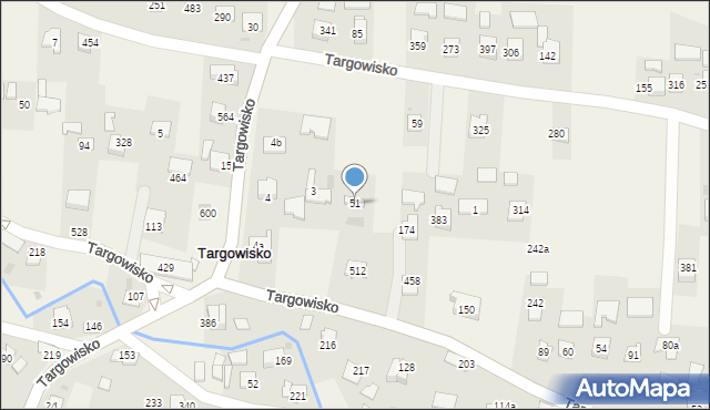 Targowisko, Targowisko, 51, mapa Targowisko