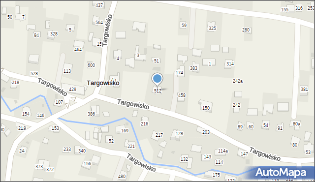 Targowisko, Targowisko, 512, mapa Targowisko