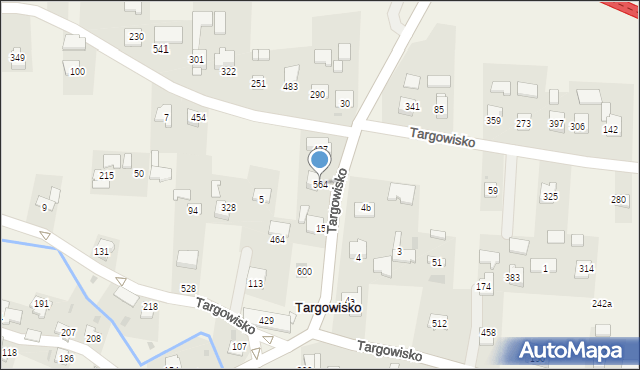 Targowisko, Targowisko, 564, mapa Targowisko