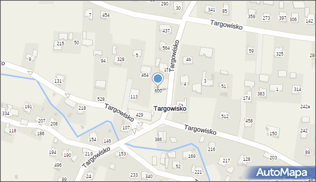 Targowisko, Targowisko, 600, mapa Targowisko