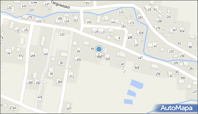 Targowisko, Targowisko, 95a, mapa Targowisko