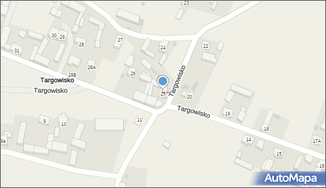 Targowisko, Targowisko, 25, mapa Targowisko