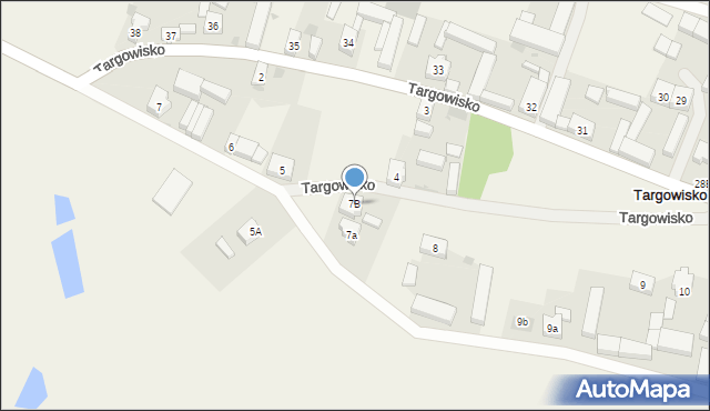 Targowisko, Targowisko, 7B, mapa Targowisko