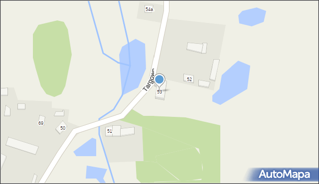 Targowo, Targowo, 53, mapa Targowo