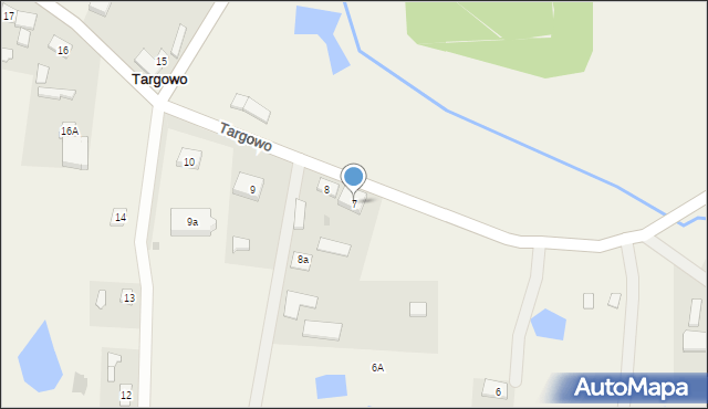 Targowo, Targowo, 7, mapa Targowo