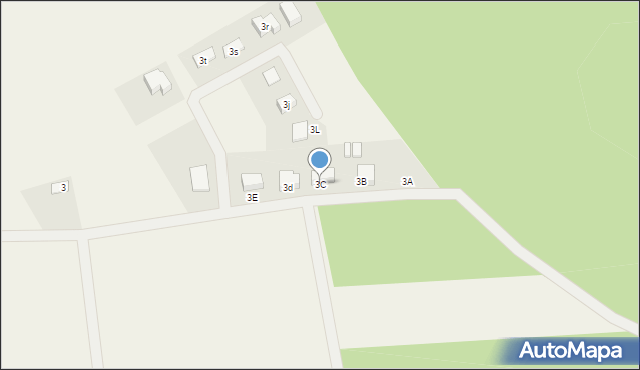 Tarkowo Dolne, Tarkowo Dolne, 3C, mapa Tarkowo Dolne