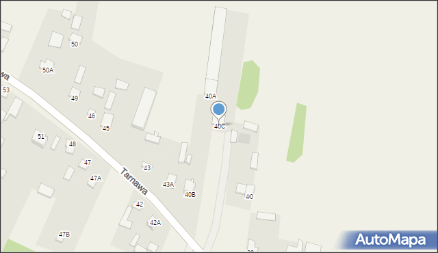 Tarnawa, Tarnawa, 40C, mapa Tarnawa