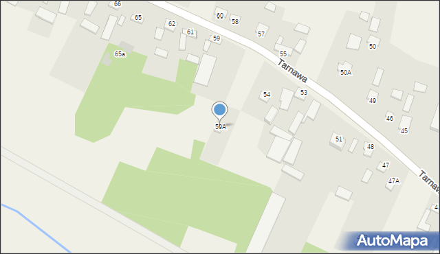 Tarnawa, Tarnawa, 59A, mapa Tarnawa