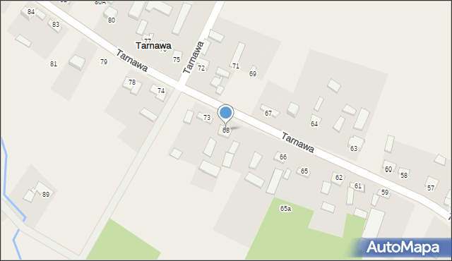 Tarnawa, Tarnawa, 68, mapa Tarnawa