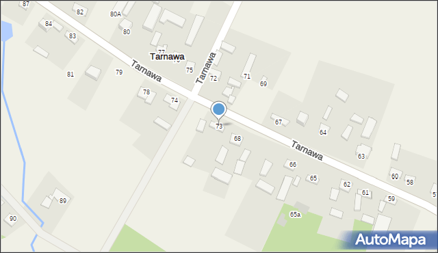 Tarnawa, Tarnawa, 73, mapa Tarnawa