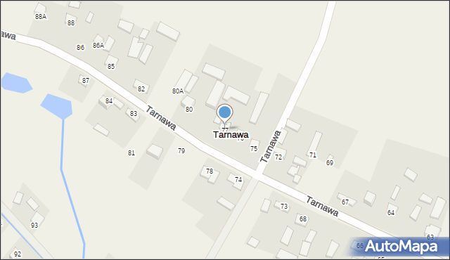 Tarnawa, Tarnawa, 77, mapa Tarnawa