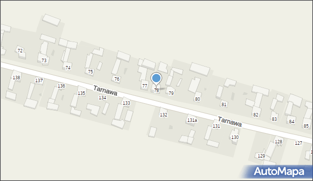 Tarnawa, Tarnawa, 78, mapa Tarnawa